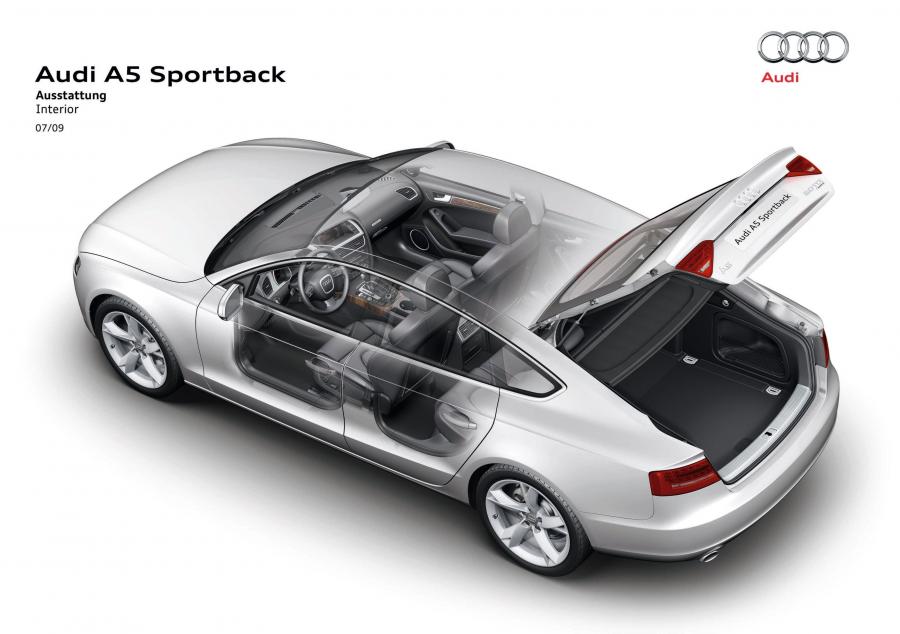 Схема Audi A5 Sportback 2.0T S-Line 2009 года  (фото 20 из 32)